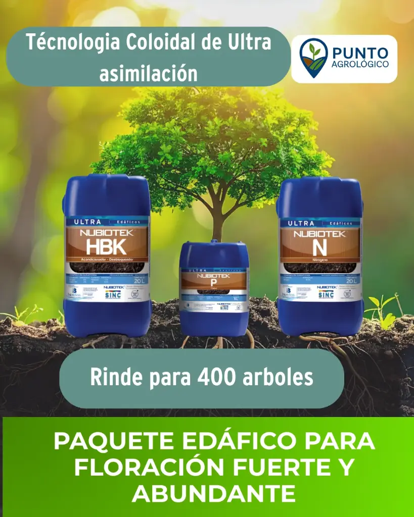 Paquete Edáfico para Floración Fuerte y Abundante